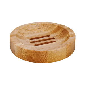 Bamboo Soap Dish Round