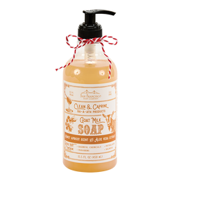 Clean & Caprine Goat Milk Hand Soap - Honey Apricot Scent