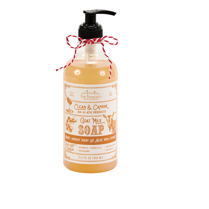 Clean & Caprine Goat Milk Hand Soap - Honey Apricot Scent