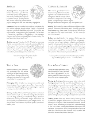 Painterly Kristy's Fall Cutting Garden: A Watercoloring Book
