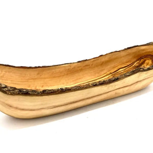 Olive Wood Long Bowl