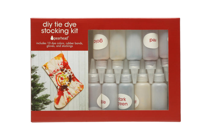 DIY Tie Dye Stocking Kit, Christmas Decorations, Holiday