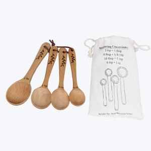 Wood Measuring Spoon Set