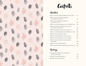 The 52 Lists Project (Botanical Pattern): A Guided Journal