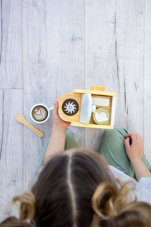 Barista in Training Wooden Coffee Set, Developmental Toys