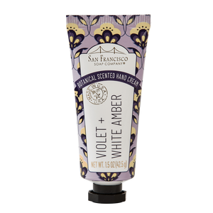 Botanical Hand Cream - Violet & White Amber