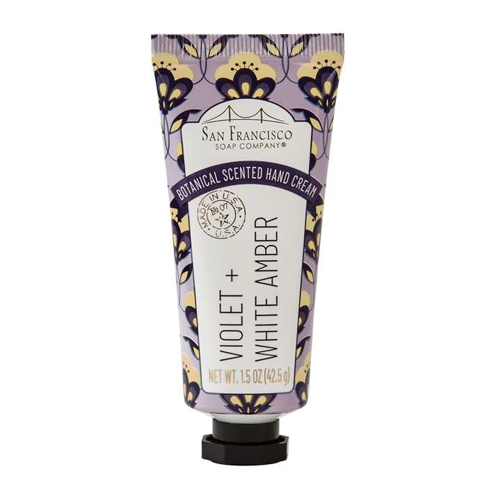 Botanical Hand Cream - Violet & White Amber