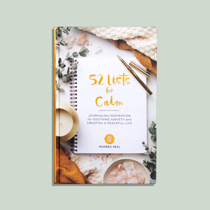52 Lists for Calm Journal (For Soothing Anxiety)