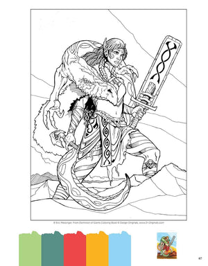 Dominion of Giants Coloring Book