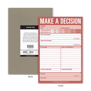 Make a Decision Pad (Red)