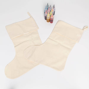 DIY Tie Dye Stocking Kit, Christmas Decorations, Holiday