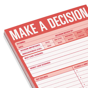 Make a Decision Pad (Red)