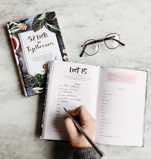 52 Lists for Togetherness Journal (Weekly Mindful Prompts)