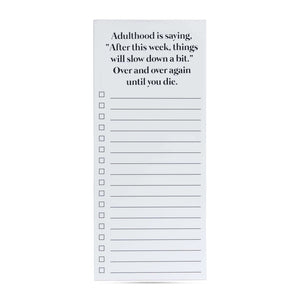 To Do List Pad with Magnet