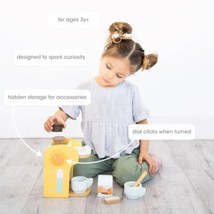 Barista in Training Wooden Coffee Set, Developmental Toys