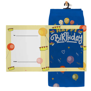 Greeting Card Socks - HAPPY BIRTHDAY