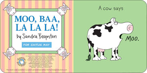 Moo, Baa, La La La! by Sandra Boynton