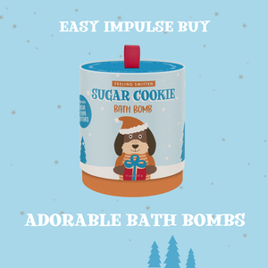 Gift-Ready Sugar Cookie Bath Bomb - Ideal Stocking Stuffer