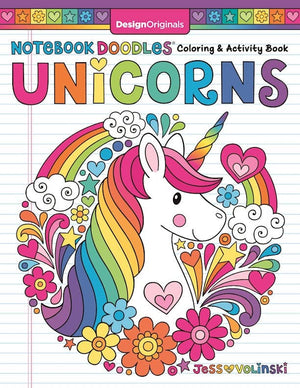 Notebook Doodles: Unicorns Coloring & Activity Book