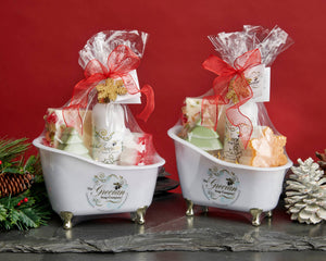 Christmas Holiday Bathtub Gift Set