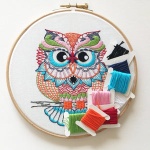 Owl Embroidery Kit