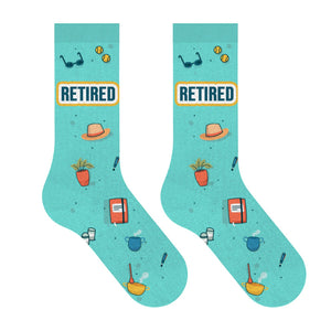 Greeting Card Socks - HAPPY RETIREMENT