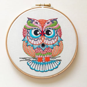 Owl Embroidery Kit