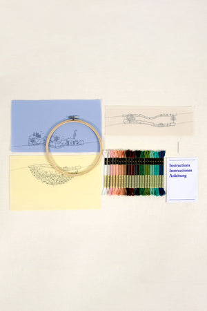 DMC Designer Embroidery Kit - Spring Landscape