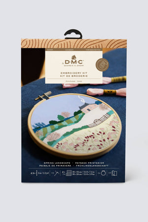 DMC Designer Embroidery Kit - Spring Landscape