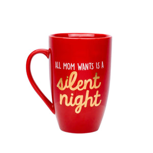 Silent Night Festive Holiday Mug