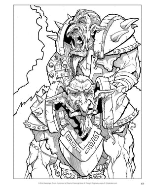 Dominion of Giants Coloring Book