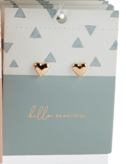 Stud Earrings on Card