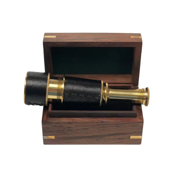 Telescope with Wood Display Box