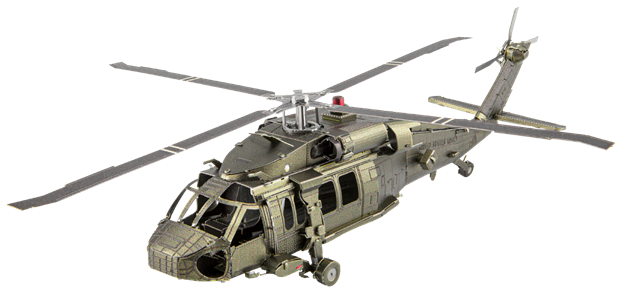 Metal Earth Black Hawk