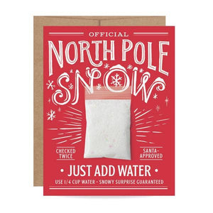 Snow Card - Mail a Snowball (Red) - Holiday