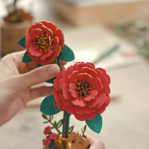 Wooden Flower Puzzle 4 Styles