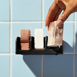 Self-Draining Soap Dish - Black