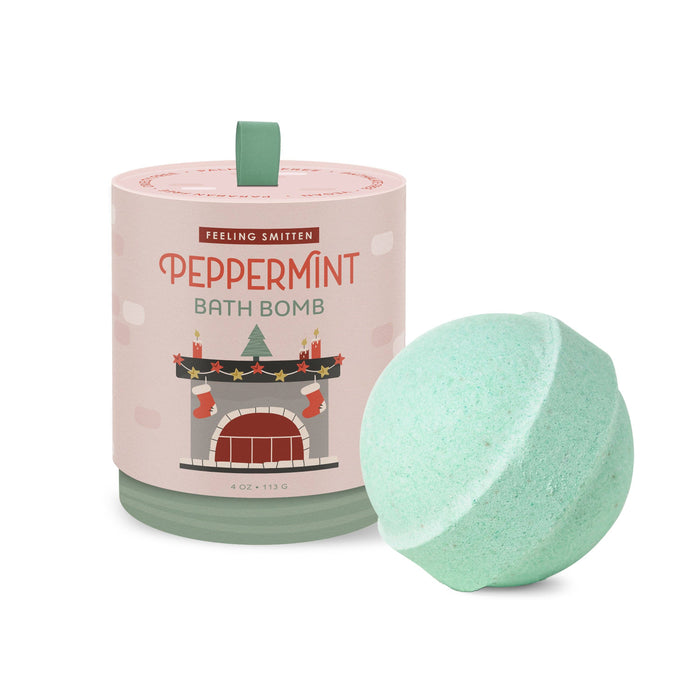 Gift-Ready Peppermint Bath Bomb - Great gift for all ages