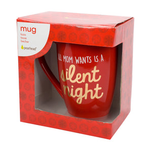 Silent Night Festive Holiday Mug