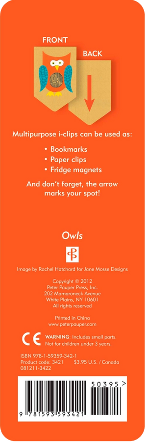 Owls Magnetic Page Marker