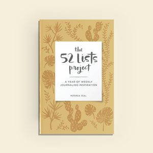 The 52 Lists Project (Botanical Pattern): A Guided Journal