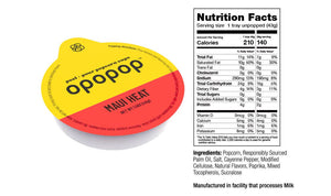 Maui Heat Pop Cups Popcorn Kernels