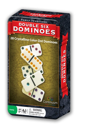 Double 6 Dominoes Tin