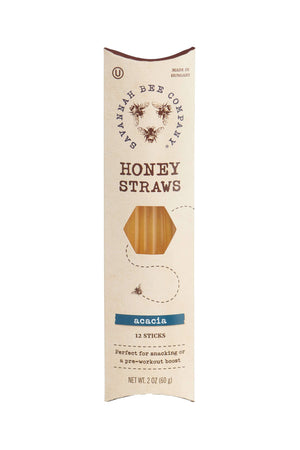 Savannah Bee Co. Honey Straw 12 Pack