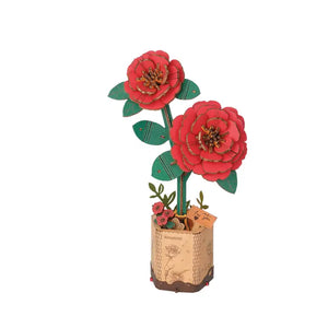 Wooden Flower Puzzle 4 Styles