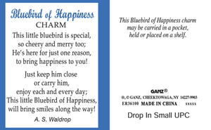 Bluebird of Happiness Charm