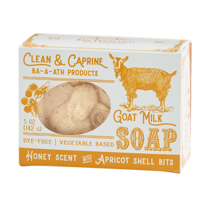 Clean & Caprine Goat Milk Bar Soap -Honey Goat Milk