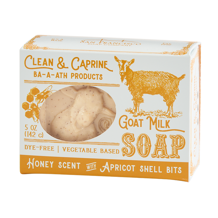 Clean & Caprine Goat Milk Bar Soap -Honey Goat Milk