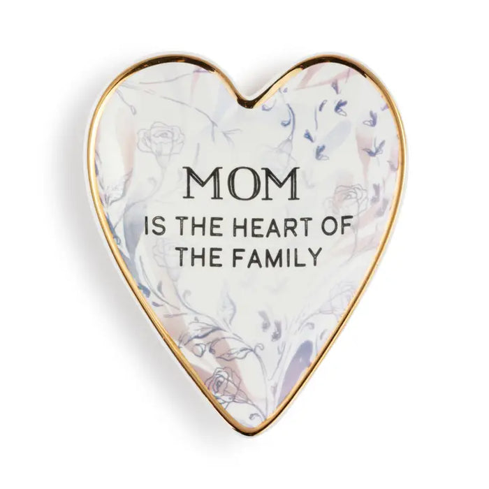 Mom is the Heart of the Family Trinket Dish