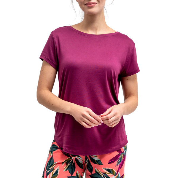 Hello Mello Dream Tee Fuchsia